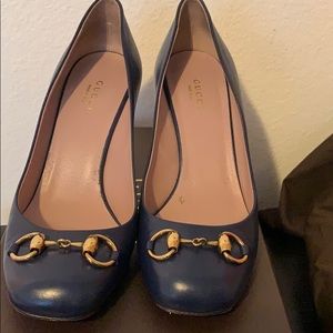 Navy color shoes Size 38.